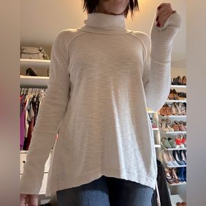 Free People Split Back Turtle Neck